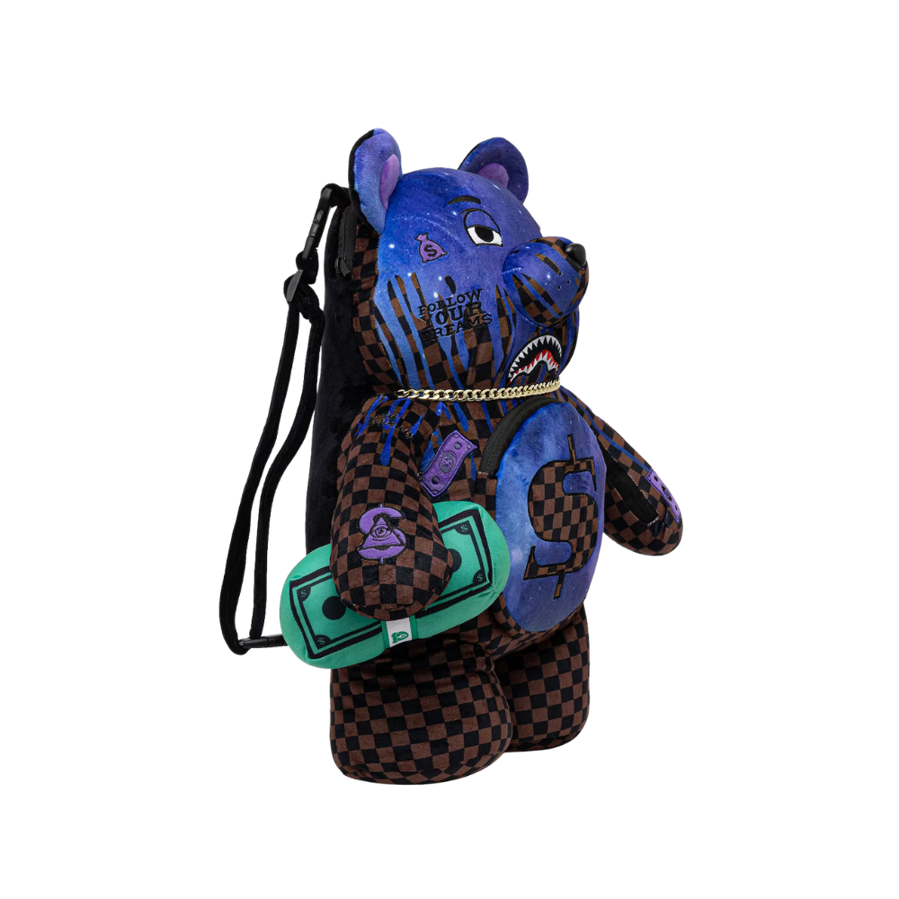 Sprayground Lost In Space Drip Moneybear Teddy Bear